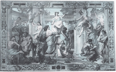 The Letters, Sciences and Arts of Antiquity
from the painting by F. E. Ehrmann